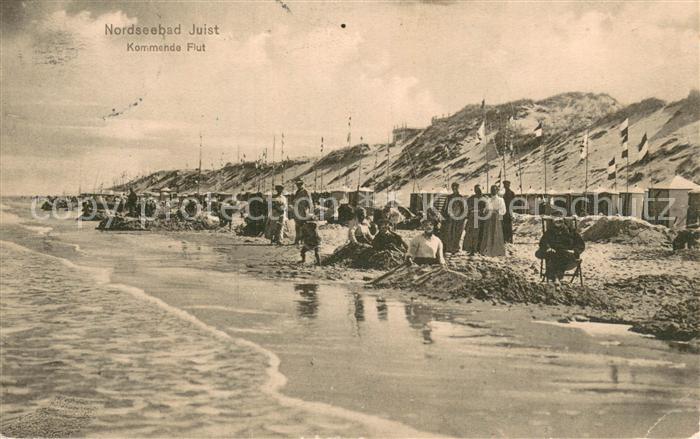 Juist Nordseebad Kommende Flut