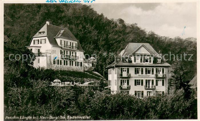 BADENWEILER BW Pension Laengin mit Haus Burgblick Schwarzwald