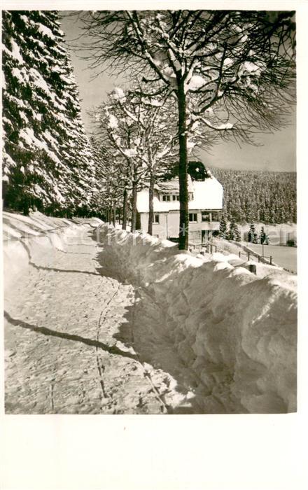 Friedenweiler Kinderheim Waldheim Winterlandschaft Schwarzwald