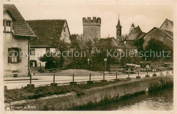 Giengen Brenz Uferstrasse an der Brenz