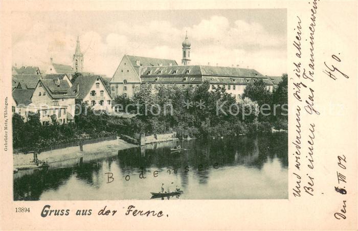 Tuebingen Blick ueber den Neckar