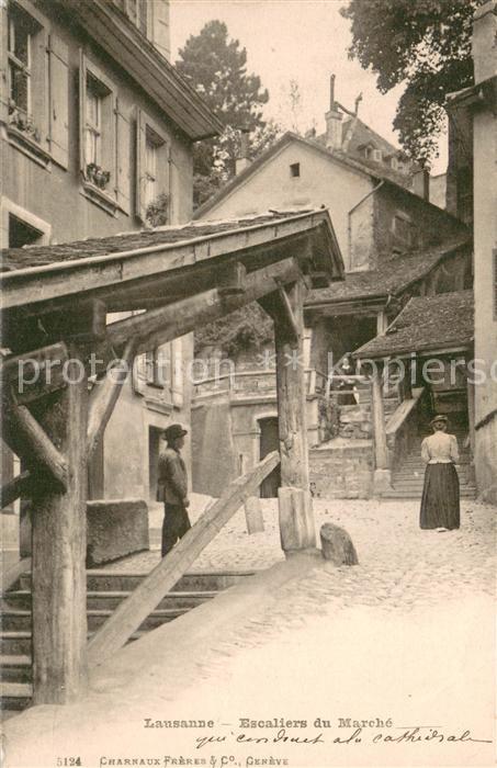 Lausanne VD Escaliers du Marché