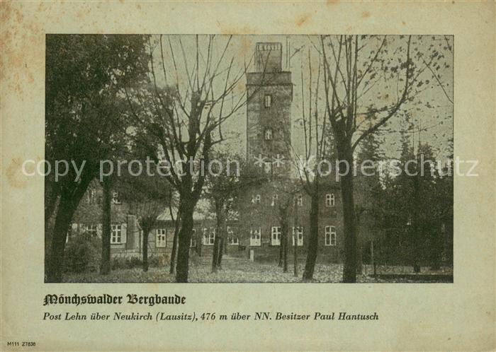 Lehn Lausitz Moenchswalder Bergbaude Aussichtsturm