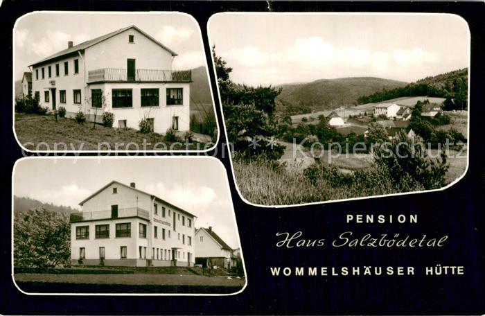 Wommelshausen Pension Haus Salzboedetal Wommelshaeuser Huette Aussenansichten