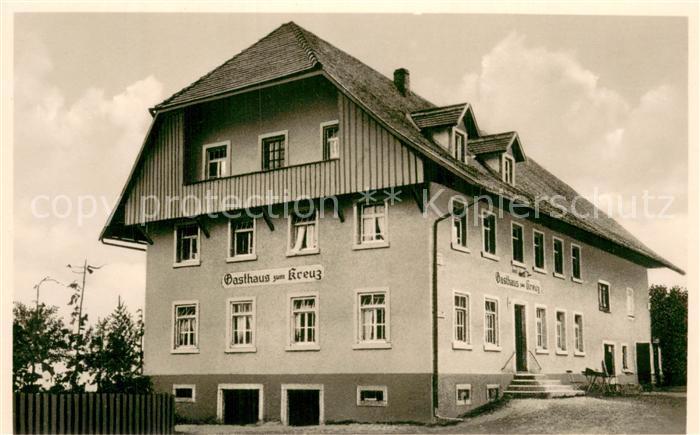 Elzach Hoeh.-Gasthaus u. Pension zum Kreuz Aussenansicht