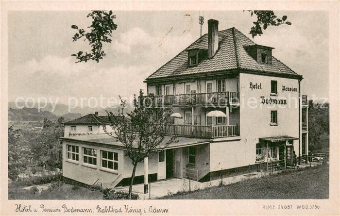 Bad Koenig Odenwald Hotel-Pension Bodmann Aussenansicht
