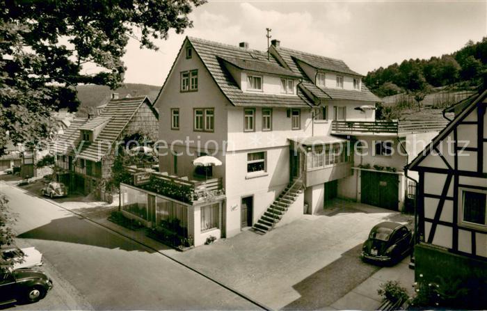 Gras-Ellenbach Cafe-Pension Waldeck Aussenansicht