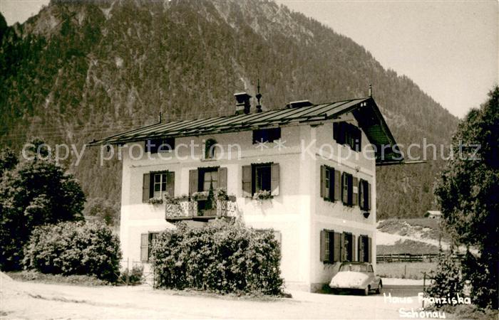 Schoenau Berchtesgaden Haus Franziska Aussenansicht