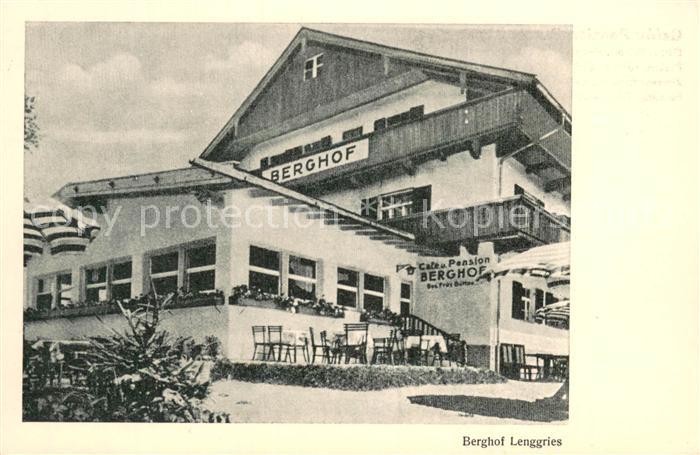 Lenggries Berghof Lenggries Aussenansicht