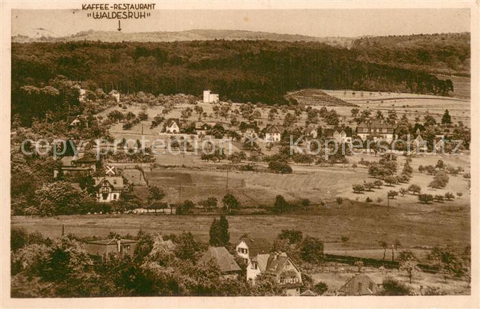 Nieder-Ramstadt Niederramstadt Muehltal DARMSTADT Gesamtansicht m. Kaffee-Restau