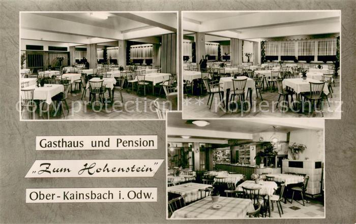 Ober-Kainsbach Gasthaus-Pension Zum Hohenstein Innenansicht