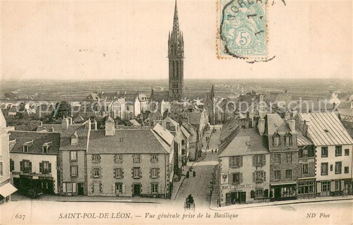 Saint-Pol-de-Leon 29 Finistere Teilansicht zur Basilika