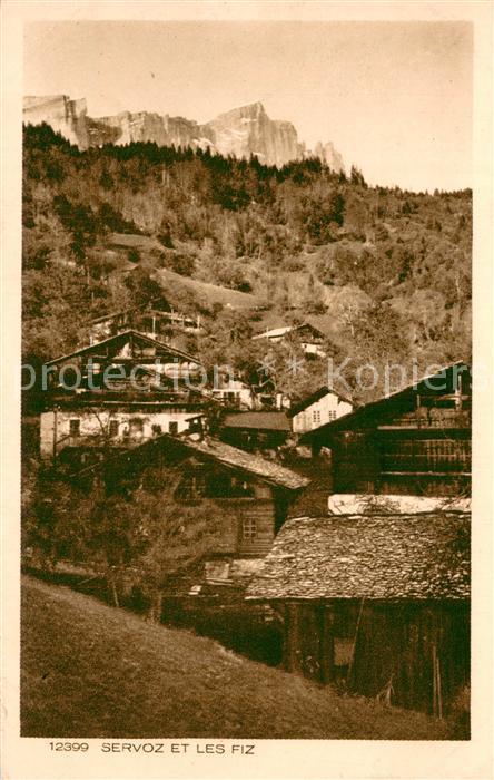 Servoz 74 Servoz et les Fiz