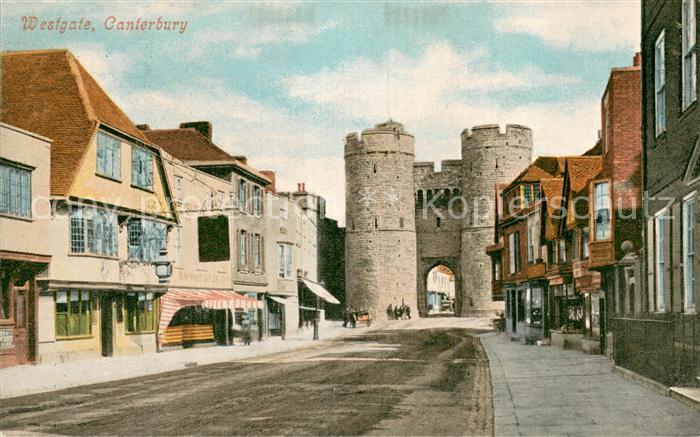 Westgate Canterbury Teilansicht Strasse