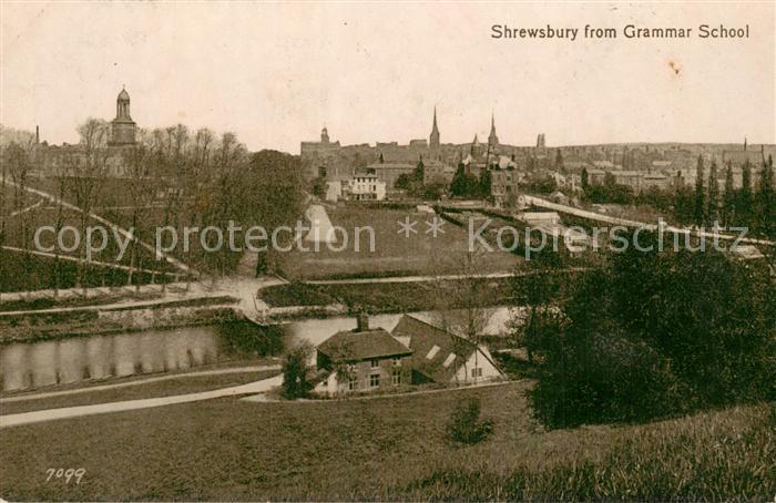 Shrewsbury  UK Shrewsbury from Grammar School