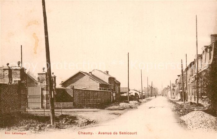 Chauny 02 Aisne Avenue de Senicourt