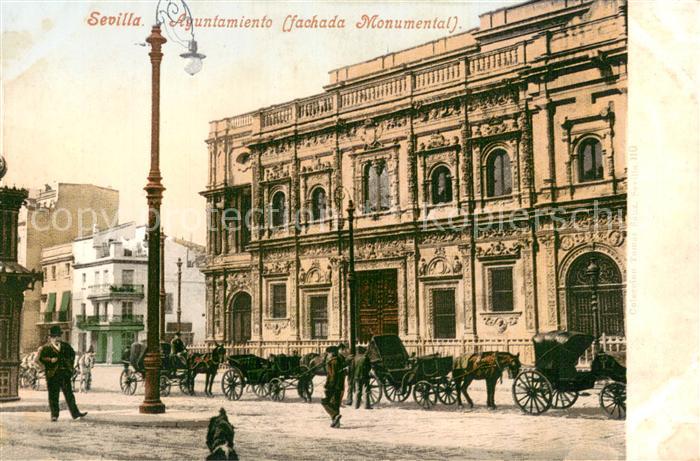 Sevilla Andalucia ES Ayuntamiento - Kutschen - Gespanne