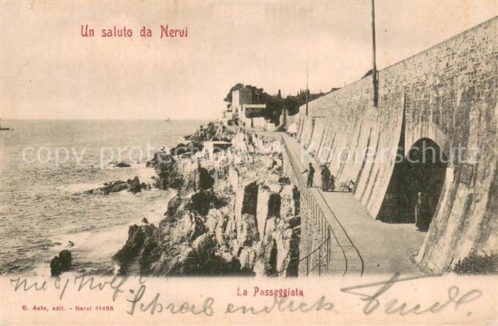 Nervi Genova Genua Liguria La Passeggiata