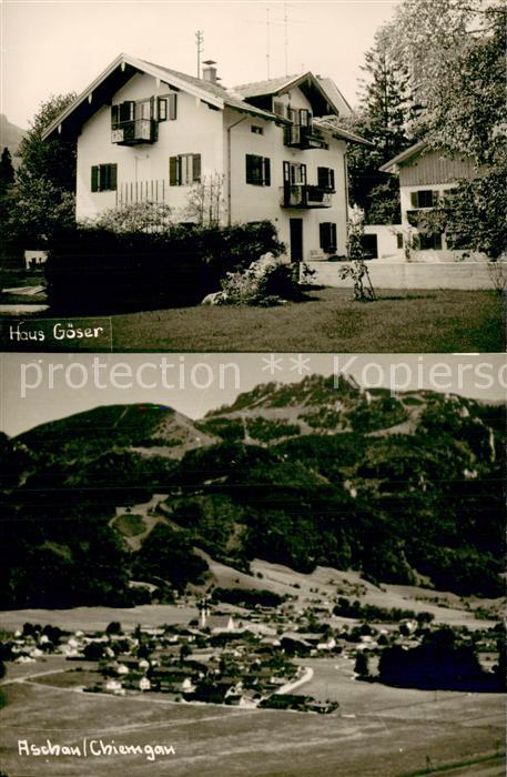 Aschau Chiemgau Gesamtansicht u. Haus Goeser