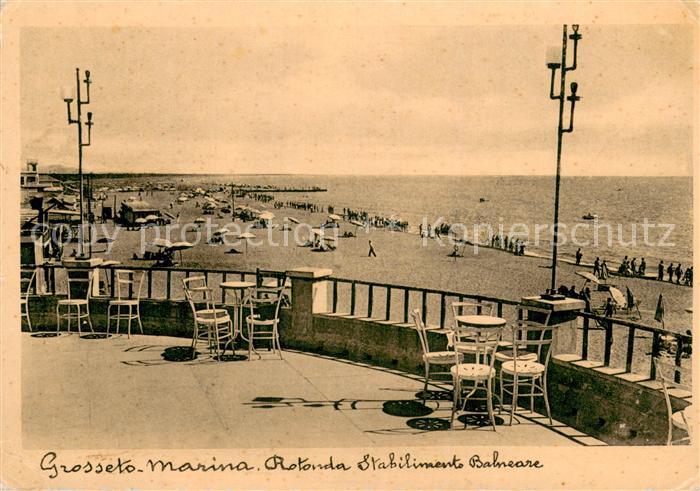 Grosseto Toscana IT Marina - Rotonda Stabilimento Balneare