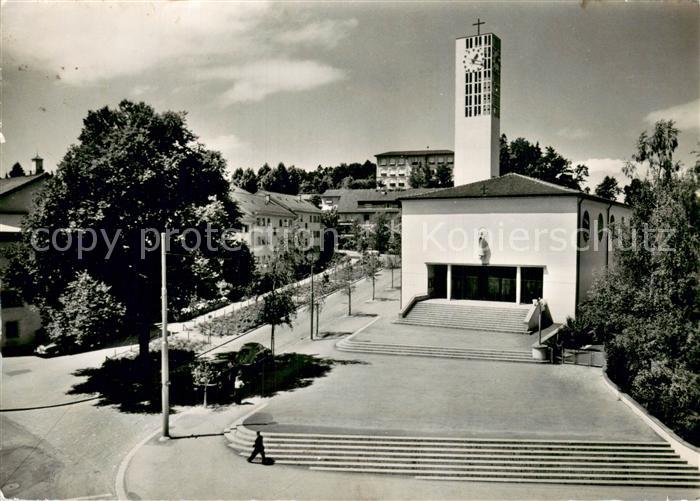 Seebach  Zuerich ZH Maria-Lourdes-Kirche Aussenansicht