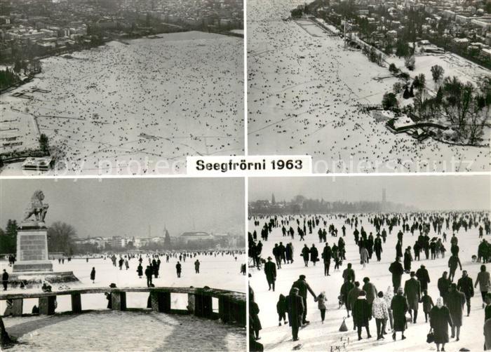 Zuerich ZH Fliegeraufnahme Seegfroerni