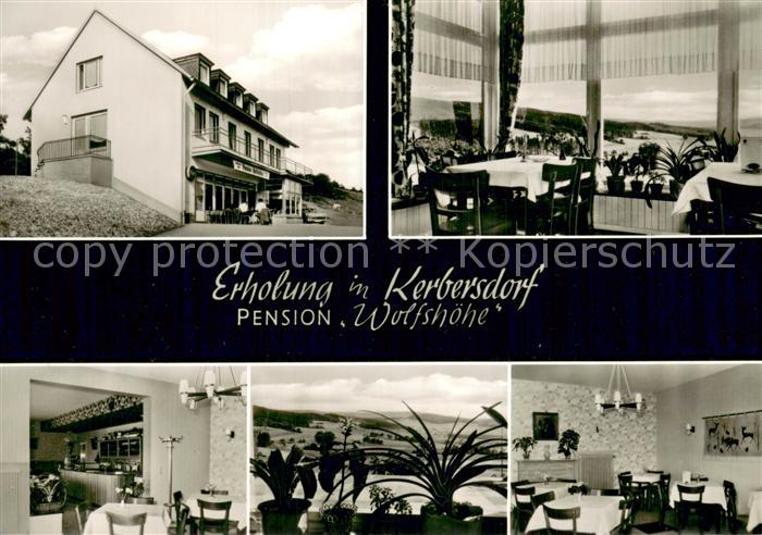 Kerbersdorf Pension Wolfshoehe Innen- u. Aussenansichten