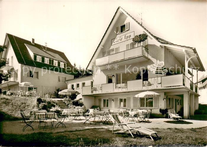 Bad Herrenalb Restaurant-Cafe Epp Aussenansicht m. Terrasse