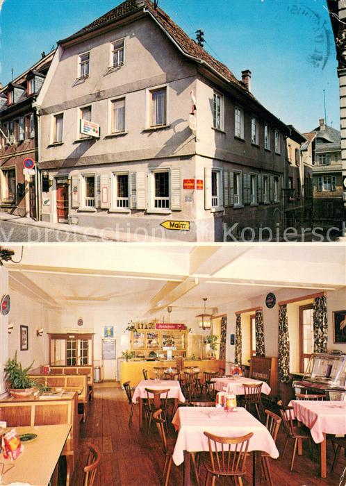Oppenheim Hotel-Pension Zum Storchen Innen- u. Aussenansicht
