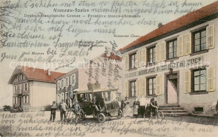 Nouveau-Saales 67 Vosges Deutsch-franzoesiche Grenze