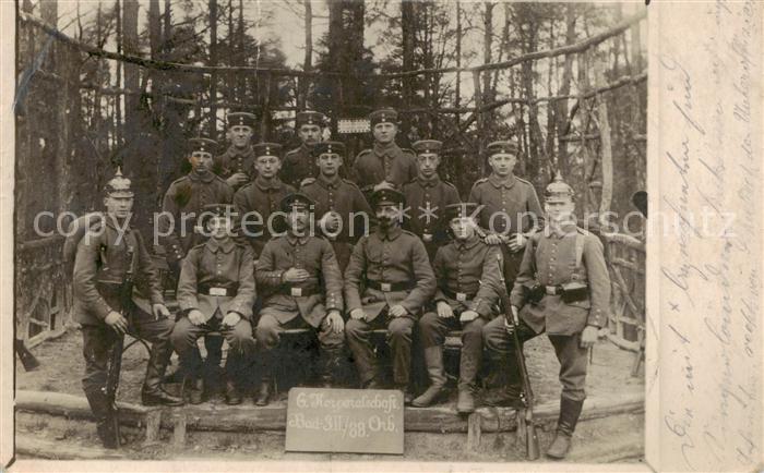 Bad Orb Soldaten - 6. Karporalschaft - Feldpost