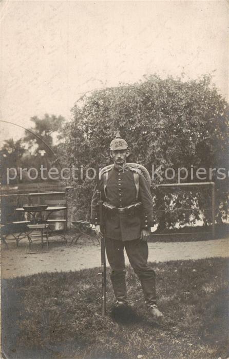 Odenkirchen Rheydt Moenchengladbach Inf. Regt. Nr. 25 Portrait Landsturm-Mann Fe