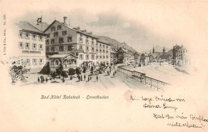Ennetbaden AG Bad-Hotel Rebstock