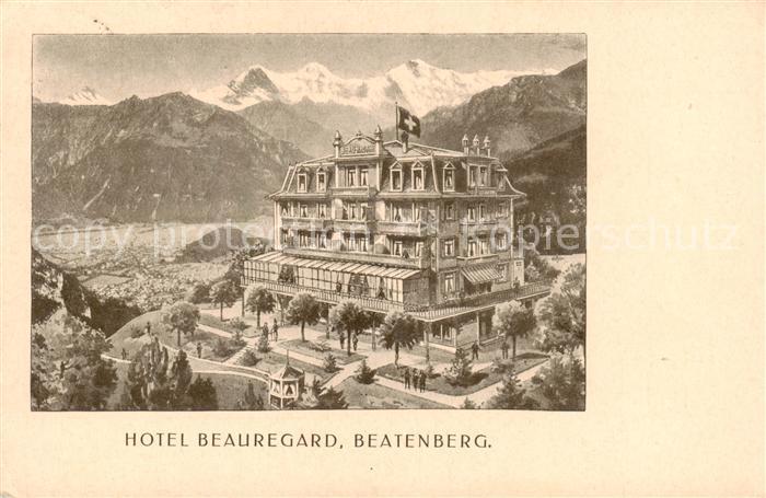 Beatenberg Thunersee BE Hotel Beauregard Aussenansicht