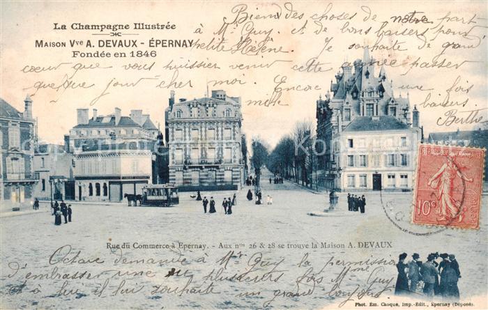 Epernay 51 Maison Vve A. Devaux - Epernay - Kutsch