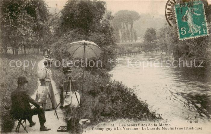 La Varenne Saint Hilaire Maler a. d. Marne