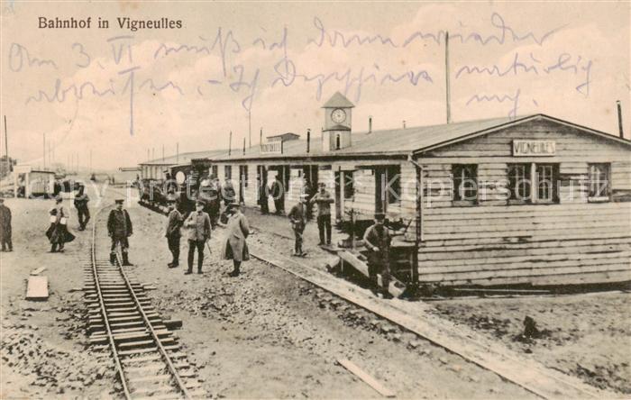 Vigneulles 54 Bahnhof - Feldpost