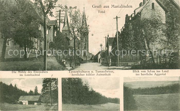 Marialinden Totalansicht - Muehle d. Einsiedlers i. Lombachtal - Aggertal