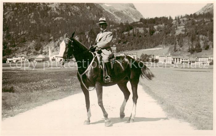 Celerina GR Reiter-Portrait