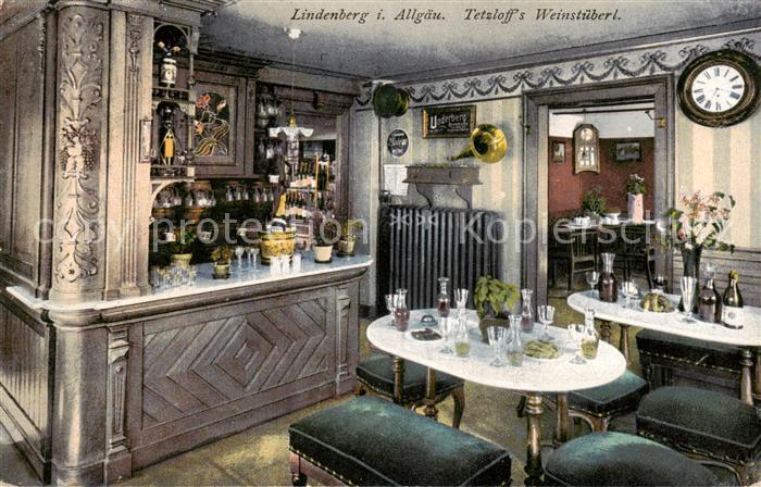 Lindenberg Allgaeu Tetzloffs Weinstueberl Innenansicht