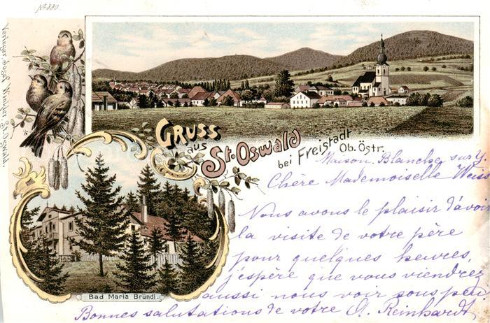 St Oswald Freistadt AT Totalansicht u. Bad Maria Bruendi