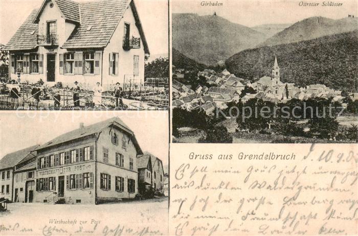 Grendelbruch Bas Rhin Alsace 67 Girbaden - Ottrotler Schloesser - Wirtschaft zur