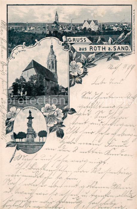 Roth Sand Ev. Kirche Marktbrunnen