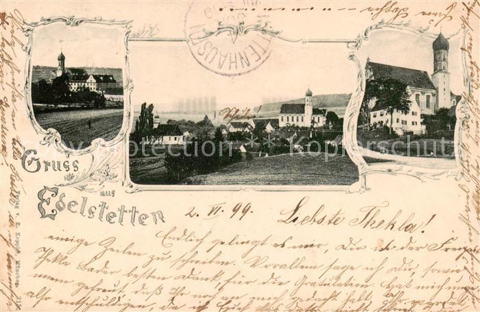 Edelstetten Teilansichten m. Kirche