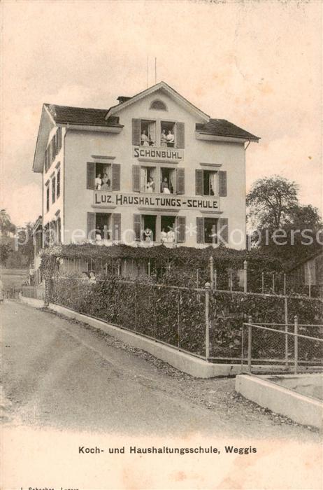 Weggis Vierwaldstaettersee Koch- u. Haushaltungsschule Aussenansicht