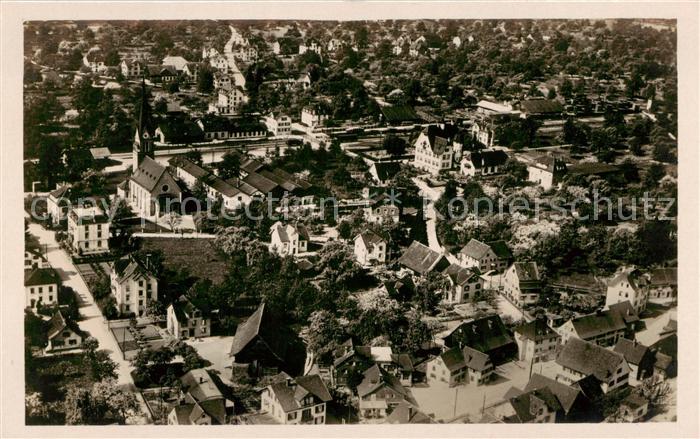 Horn BE Fliegeraufnahme Bahnhof