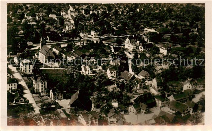 Horn BE Fliegeraufnahme Bahnhof