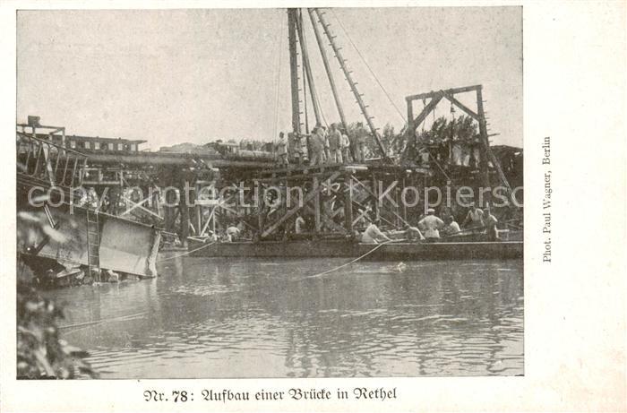 Rethel 08 Ardennes Aufbau einer Bruecke