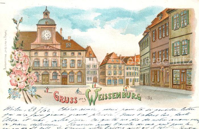 Weissenburg 67 Wissembourg Alsace Grosser Platz