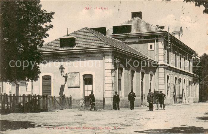 Gap 05 Hautes-Alpes Partie vorm Bahnhof